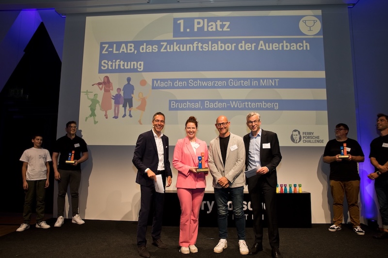 Ferry Porsche Preisverleihung Z-LAB Bruchsal gewinnt die Ferry Porsche Challange